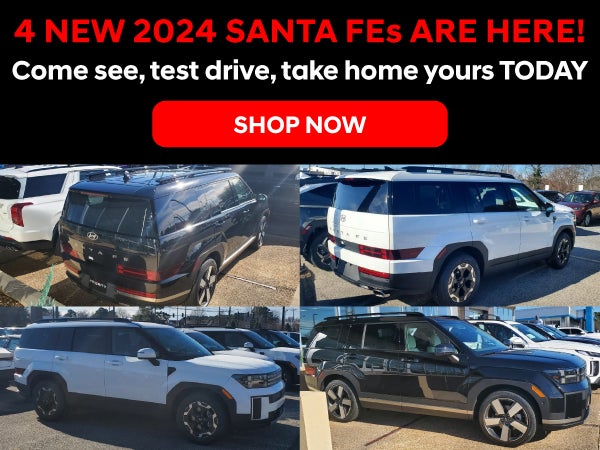 4 New 2024 Santa Fe's are here