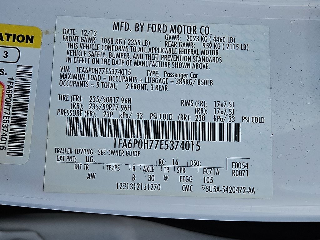 2014 Ford Fusion SE