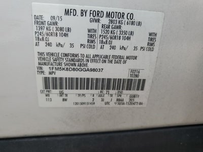 2016 Ford Explorer XLT