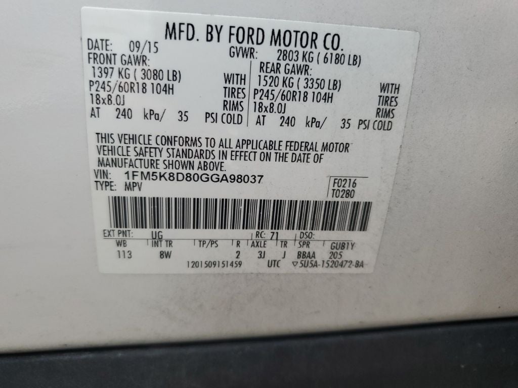2016 Ford Explorer XLT
