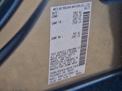 2025 Nissan Altima SV