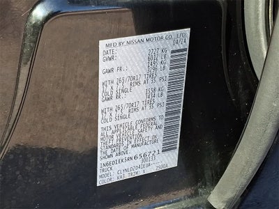 2024 Nissan Frontier PRO-4X