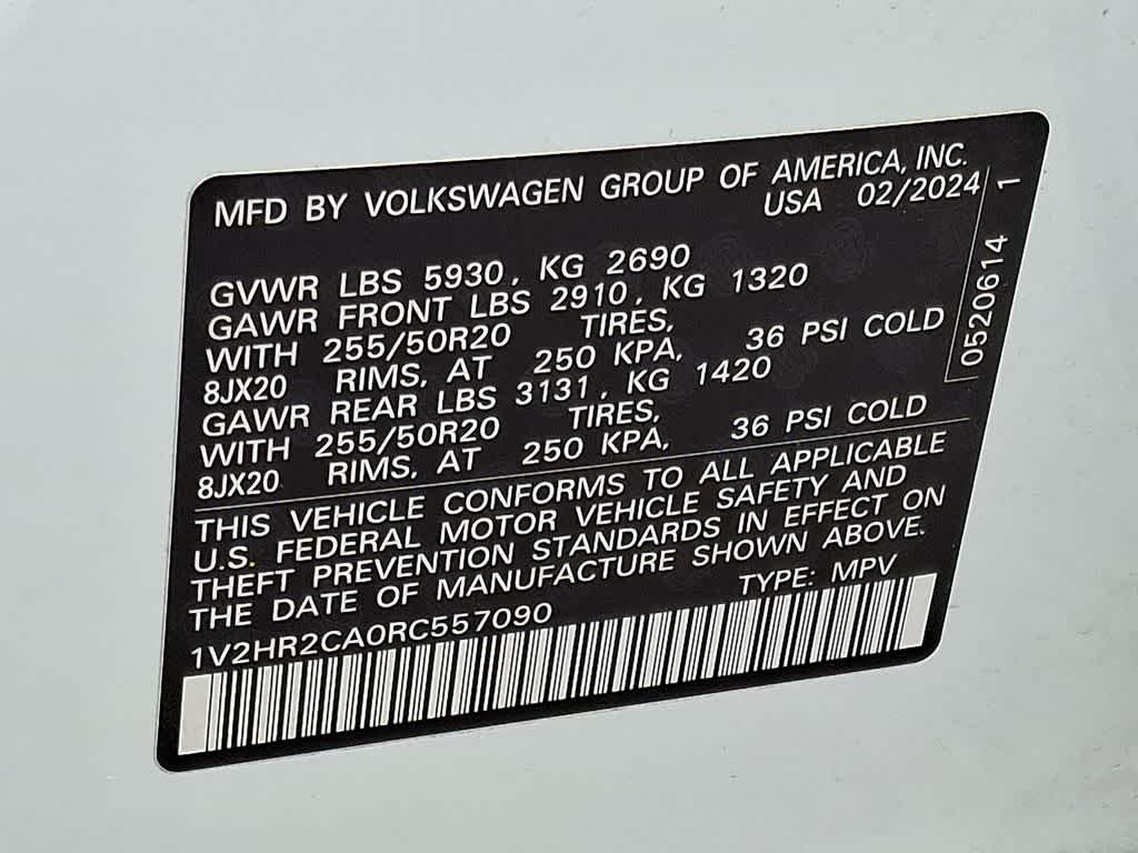 2024 Volkswagen Atlas 2.0T SE w/Technology