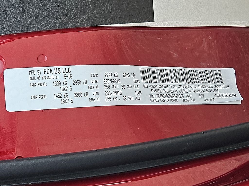 2017 Chrysler Pacifica Touring-L