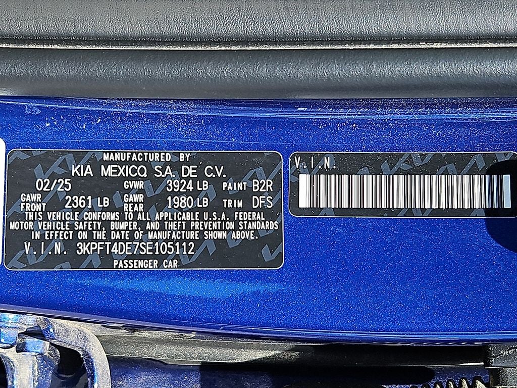 2025 Kia K4 LXS