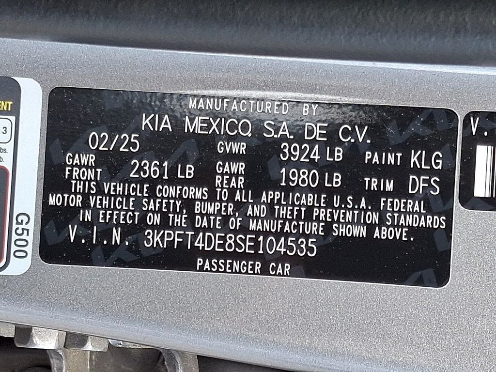 2025 Kia K4 LXS