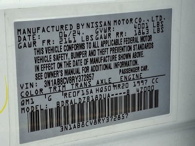 2024 Nissan Sentra SV