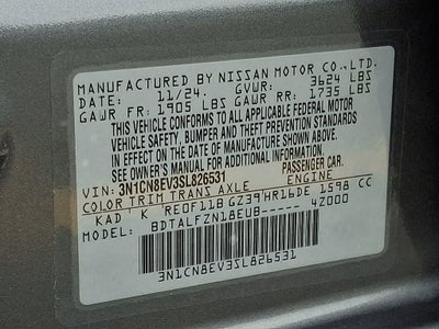 2025 Nissan Versa SV