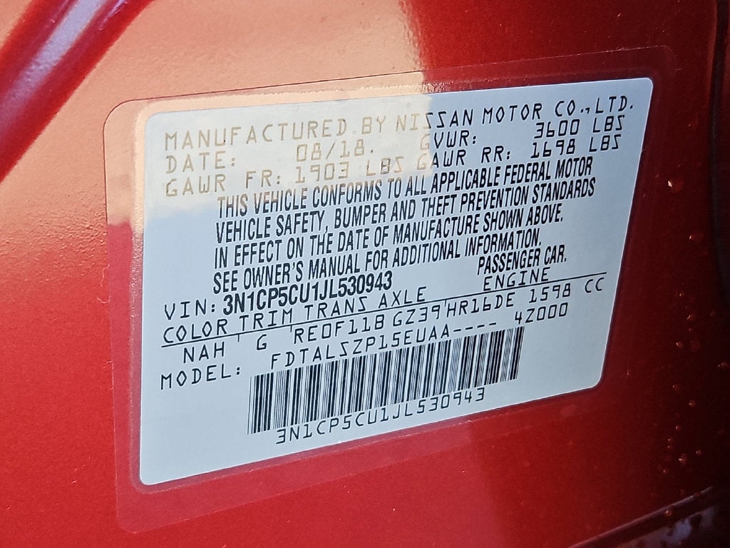 2018 Nissan Kicks SV