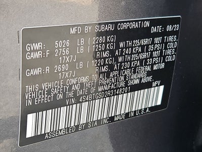 2024 Subaru Outback Wilderness