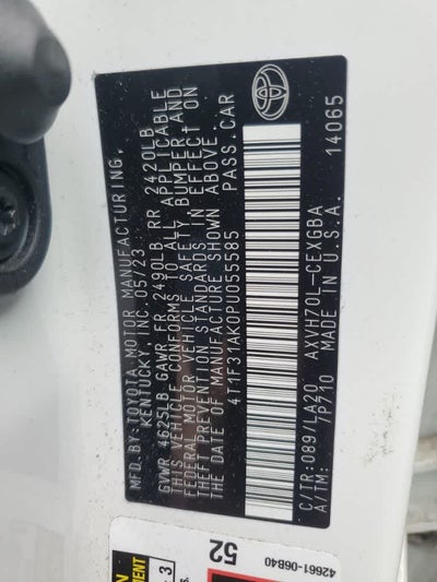 2023 Toyota Camry Hybrid XLE