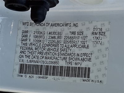 2016 Honda CR-V Base