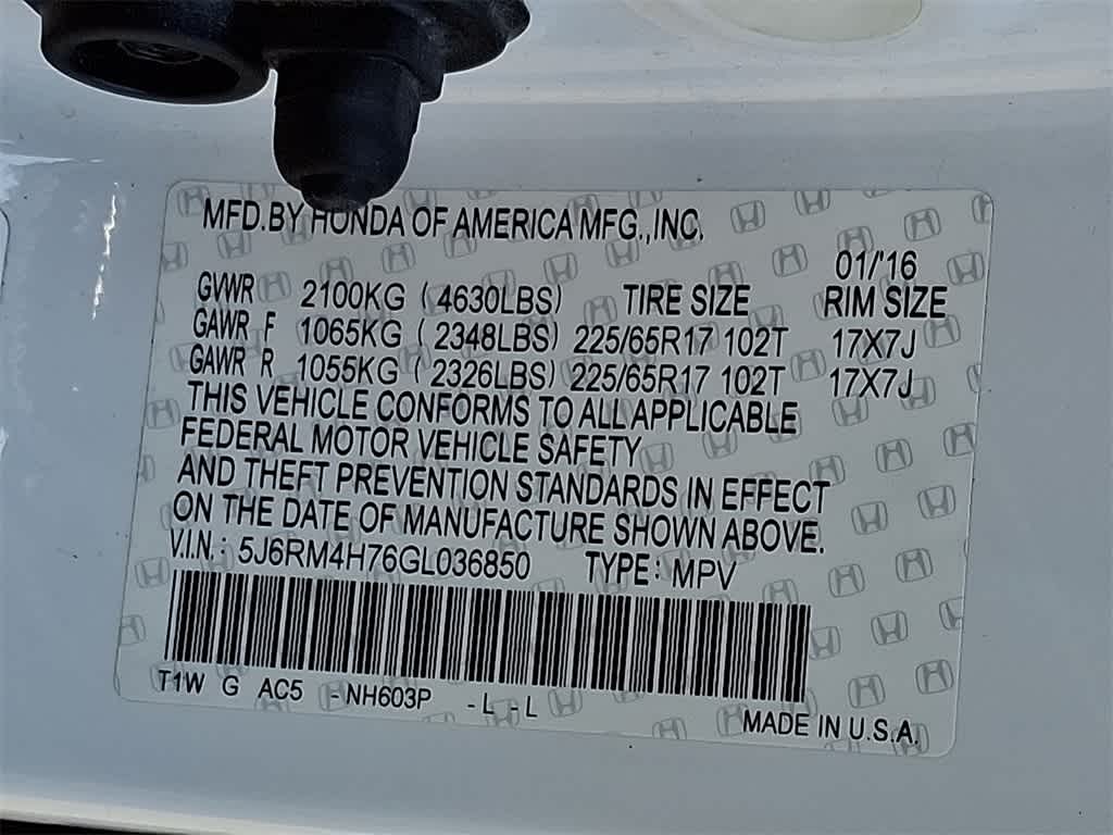 2016 Honda CR-V Base