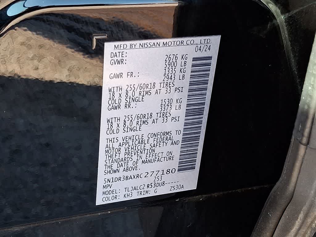 2024 Nissan Pathfinder SV