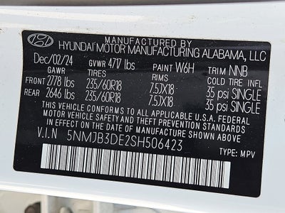 2025 Hyundai TUCSON SEL