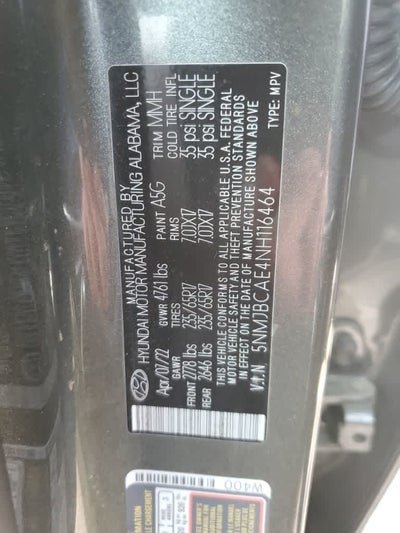 2022 Hyundai TUCSON SEL