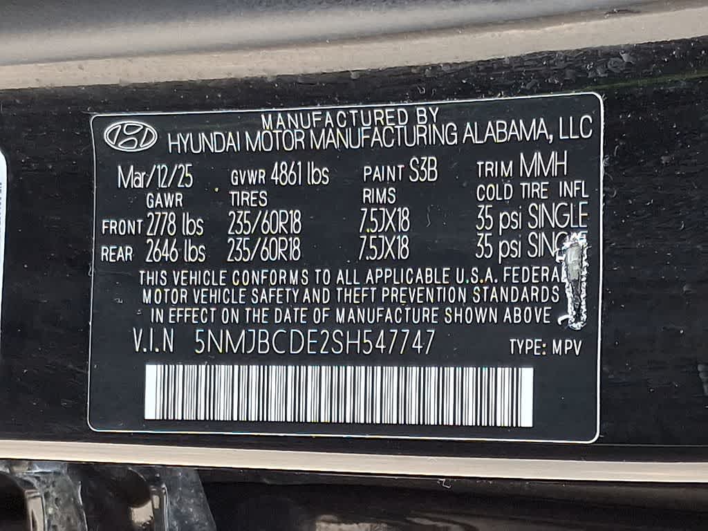 2025 Hyundai TUCSON SEL