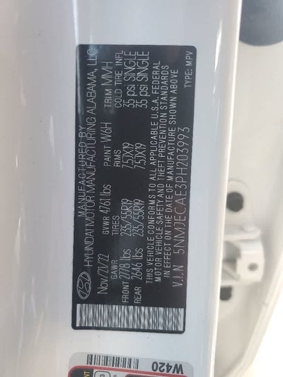 2023 Hyundai TUCSON Limited