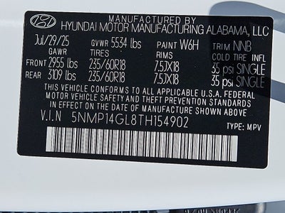 2026 Hyundai SANTA FE SE
