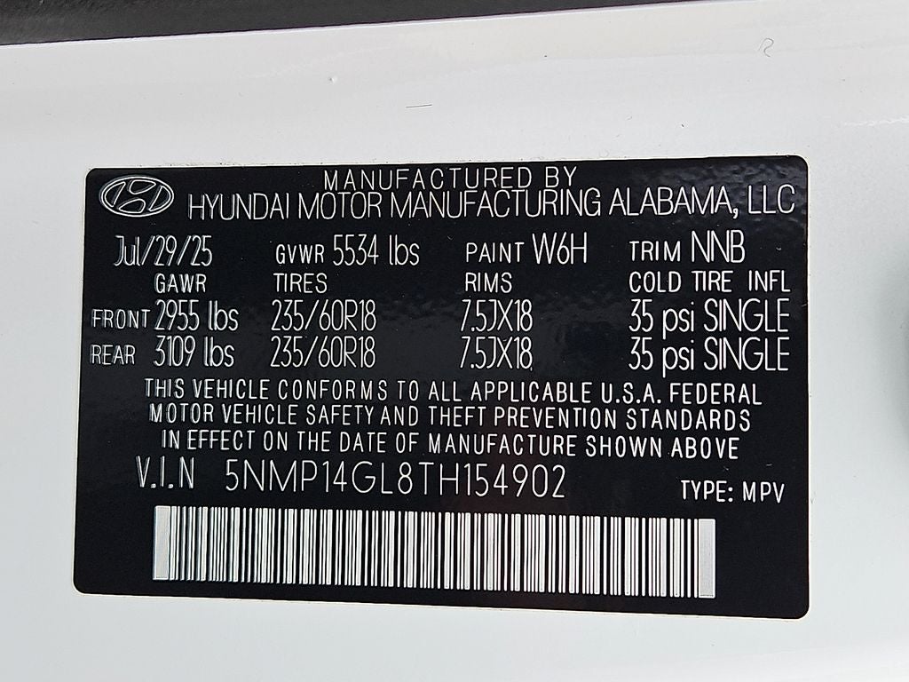 2026 Hyundai SANTA FE SE