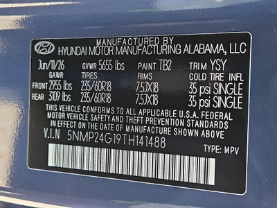 2026 Hyundai SANTA FE HYBRID SEL