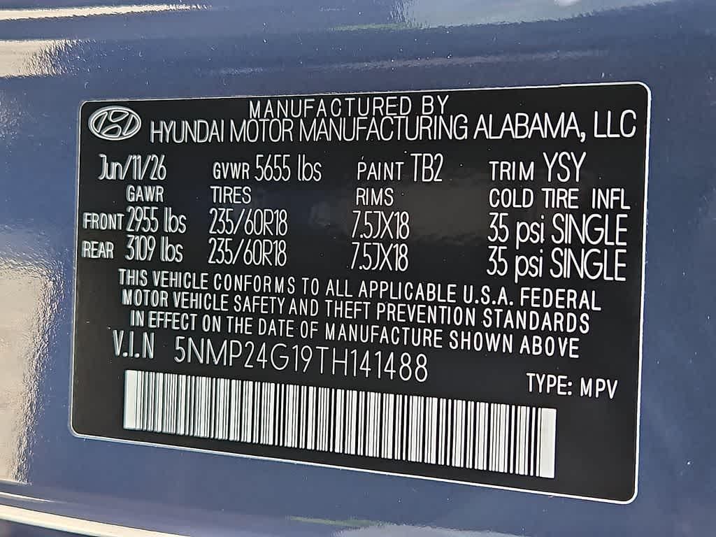 2026 Hyundai SANTA FE HYBRID SEL