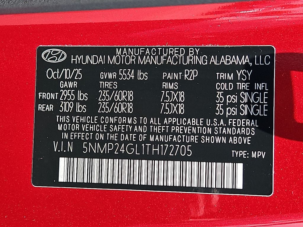 2026 Hyundai SANTA FE SEL