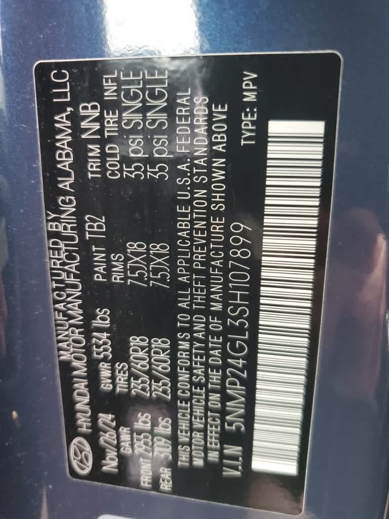 2025 Hyundai SANTA FE SEL