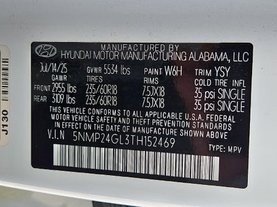 2026 Hyundai SANTA FE SEL