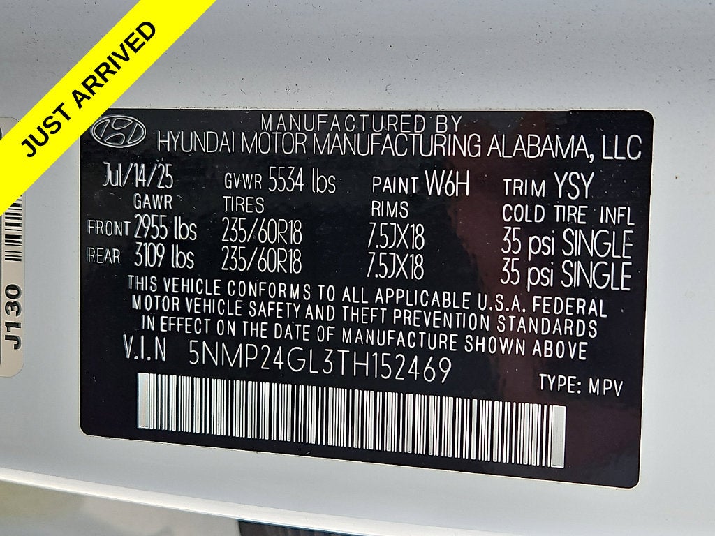 2026 Hyundai SANTA FE SEL