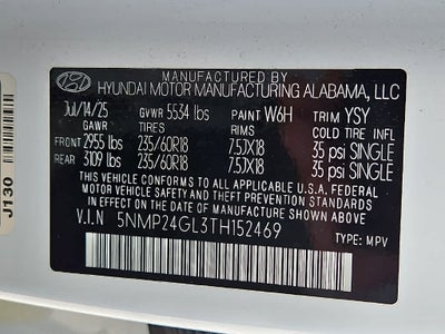 2026 Hyundai SANTA FE SEL