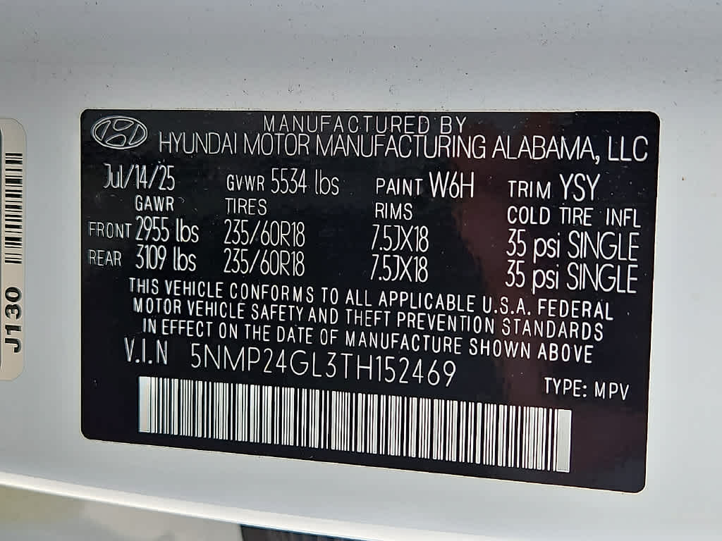 2026 Hyundai SANTA FE SEL