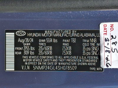 2025 Hyundai SANTA FE SEL
