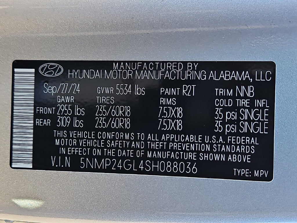 2025 Hyundai SANTA FE SEL
