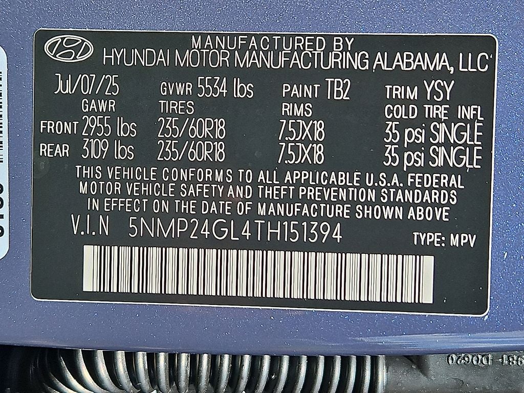 2026 Hyundai SANTA FE SEL