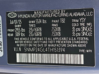 2026 Hyundai SANTA FE SEL
