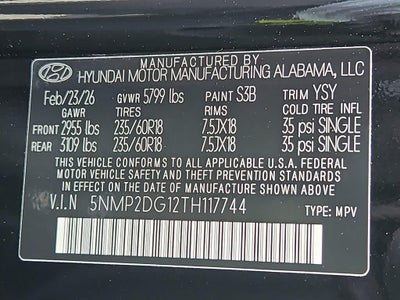 2026 Hyundai SANTA FE HYBRID SEL