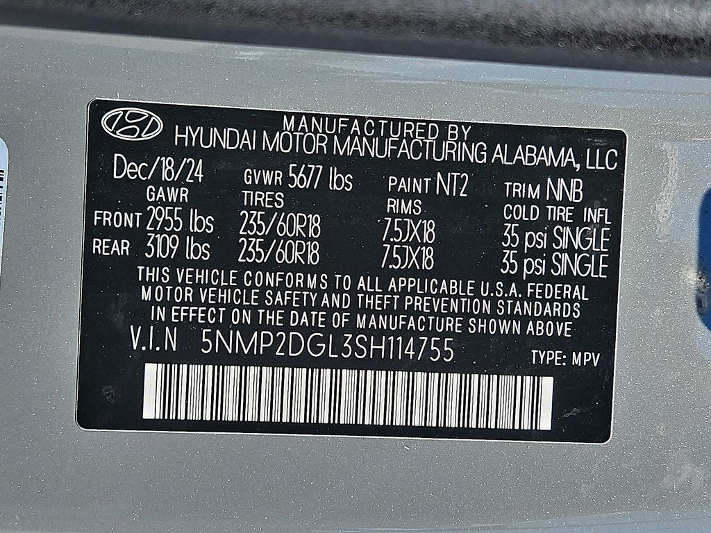 2025 Hyundai SANTA FE SEL