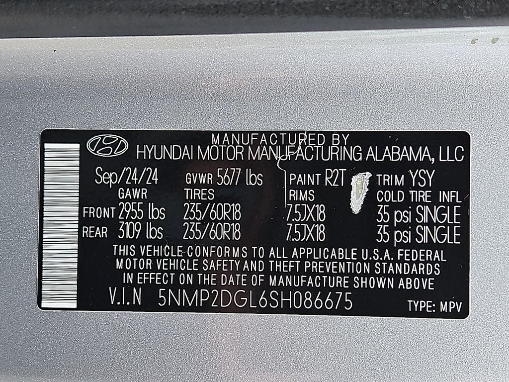 2025 Hyundai SANTA FE SEL
