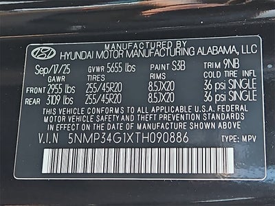 2026 Hyundai SANTA FE HYBRID Limited