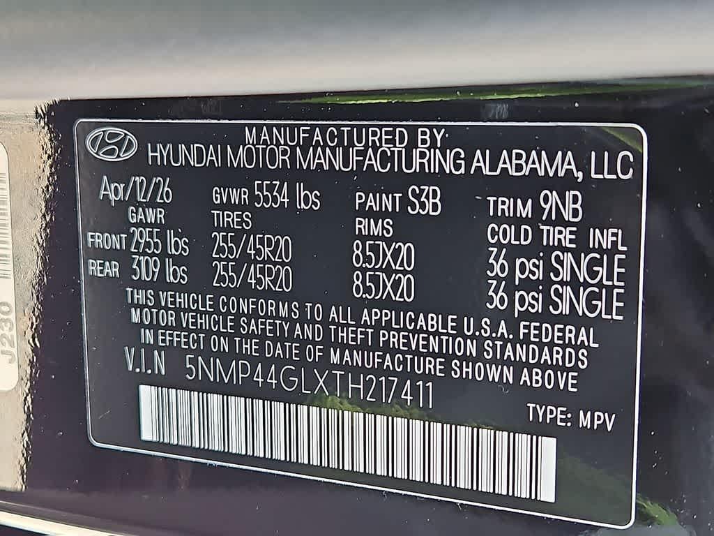 2026 Hyundai SANTA FE Limited 7P