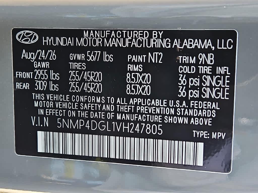 2027 Hyundai SANTA FE Limited 6P