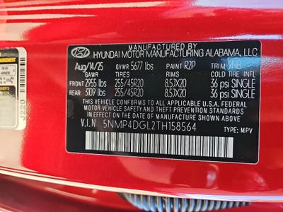 2026 Hyundai SANTA FE Limited 6P