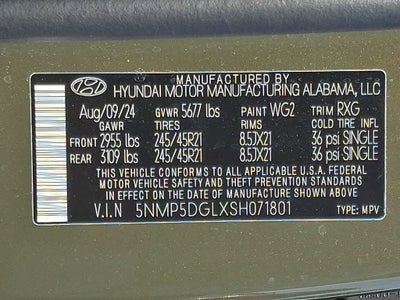 2025 Hyundai SANTA FE Calligraphy