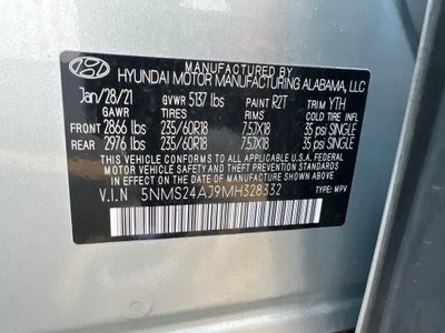 2021 Hyundai SANTA FE SEL