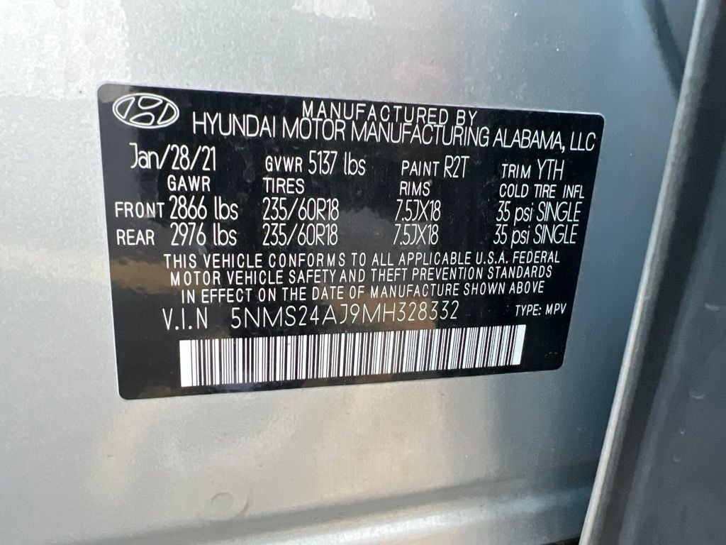 2021 Hyundai SANTA FE SEL