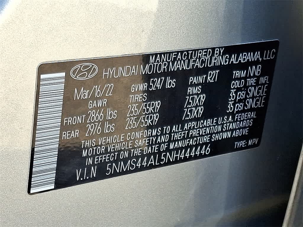 2022 Hyundai SANTA FE Limited