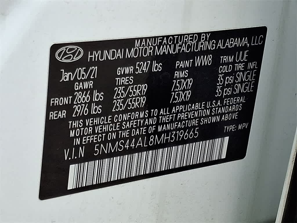 2021 Hyundai SANTA FE Limited