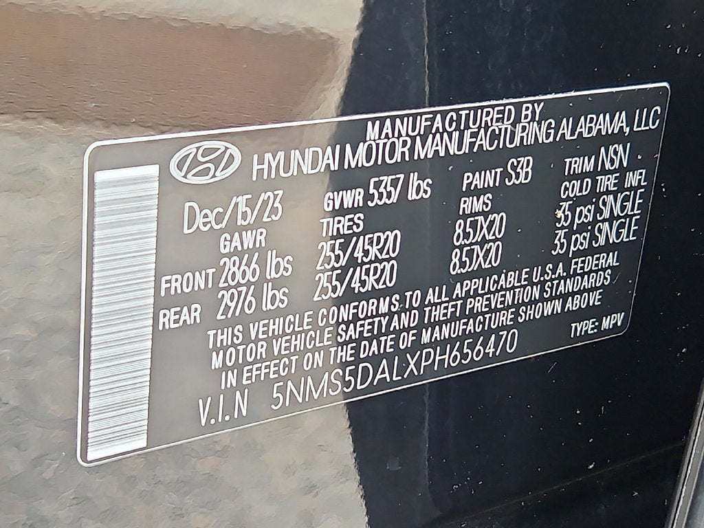 2023 Hyundai SANTA FE Calligraphy