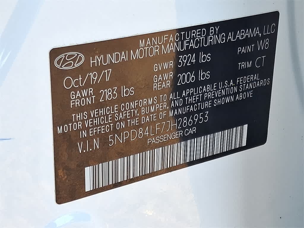 2018 Hyundai ELANTRA Value Edition